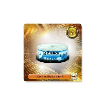 Zishen 700 MB 52x 80 Minute White Inkjet Printable CD-R Recordable