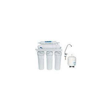 5 stage  white  10inch Manual Flush Water Reverse Osmosis Machine  without pump