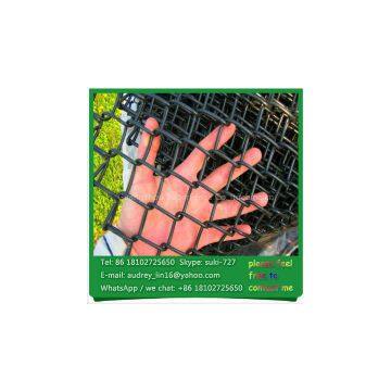 Widely Used Black Vinyl Coated Chain Link Fence for Sale photo-3