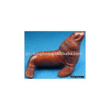 Japanese boxwood netsuke