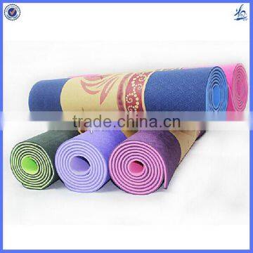 eco yoga mat printed/custom print eco yoga mats