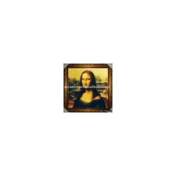 Mona Lisa (embroidery craft/ handmade embroidery/embroidery painting)