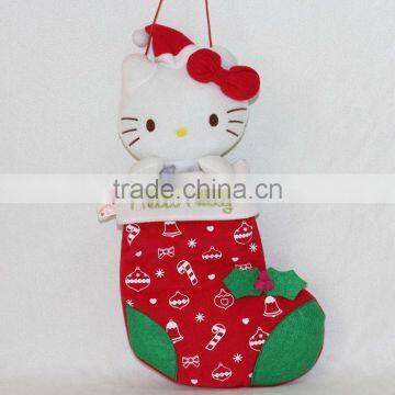 2013 popular plush christmas socks for sale