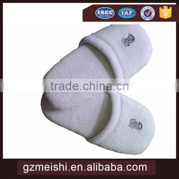 Elegant OEM disposable lady flat cotton slippers