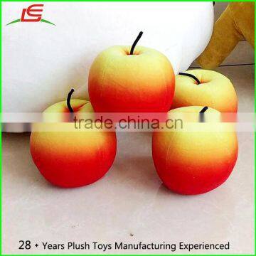 wholesale emulational fruit apple stuffed plush toy