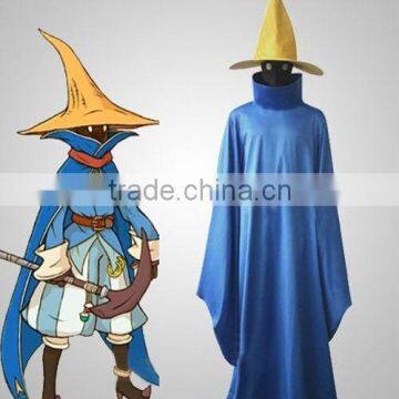 best selling custom made Final Fantasy Preto Cosplay Mago Venda cosplay costume