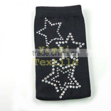 Rhinestone Cell Phone Sock