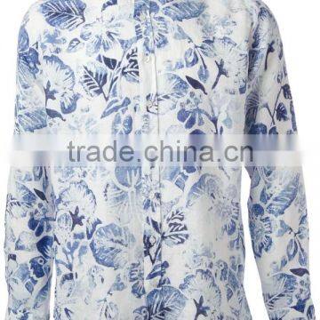 Fancy Retro Designs Long Sleeves Shirts Casual Floral Prints Dancing Cowboy Shirts Button Downed Custom Labelled Hawaiin Shirts photo-2