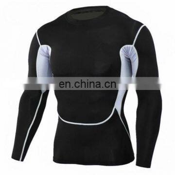 Long Sleeves Dye Sublimation Rash Guard Gym Tight Compression Wear