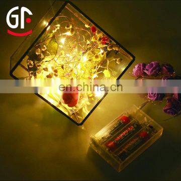 Home Decor Battery Operated Flashing 4.5V Micro LED Copper Wire String Lights photo-3