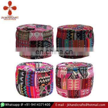 Wholesale Handmade Bohemian Patchwork Decorative Ottoman