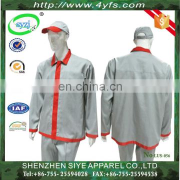 100%% cotton factory price labor uniforms for workers/industrial uniforms