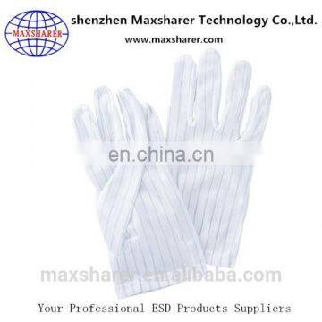 China new design esd gloves disposable antistatic esd fabric gloves