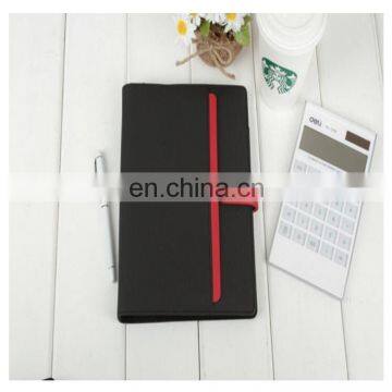 customized agenda notebook with magnet buckle and wire binding/PU leather offset paper multifunctional notebook printing