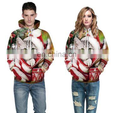 Unisex 3D Printed Fleece Hooded Sweatshirt Fashion Hoody Ugly Christmas Sweater