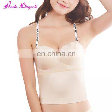 Drop Shipping Oem Fitness Vest Crop Top Bra Shirt Breast Body Shaper Underwear