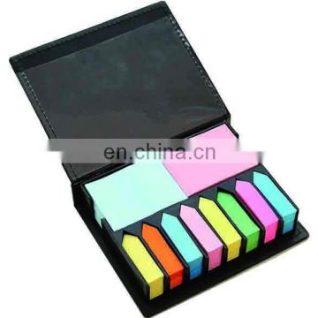 PU cover sticky note memo pad