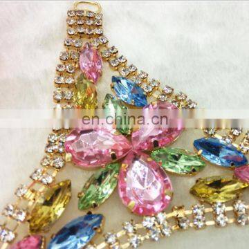 2016 Careful Crystal Rhinestones Glass Stones Woman Shoe Heel Accessories for Shoe photo-4