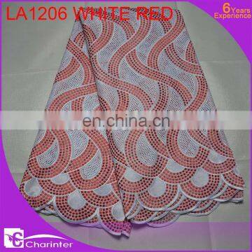 Swiss Lace Fabric High Quality Lace Fabric African Voile Lace African Tulle Lace photo-2
