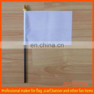 blank polyester hand hold flag