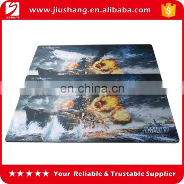 High quality polyester game rubber mouse pad with anime printing