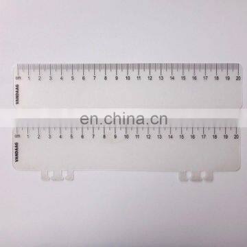 Alibaba express Hot selling custom PVC plastic ruler