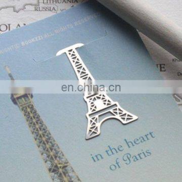 Mini France Paris Eiffel Tower Metal Travel Souvenir bookmark