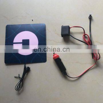 2017 New EL Backlight Panel, Uber Light Panel Car Sticker With 12V Inverter for Cigarette Port photo-5