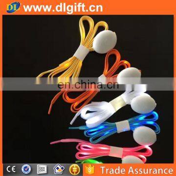 Nylon Custom printed Light up flashing led shoelace
