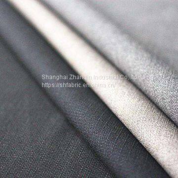 Fashion Polyester TR Men's suit Fabric  Woven Check Suiting Fabric Manufacturer uniform