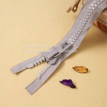 #3 #5 #8 #10 #15 #20 Plastic Zipper With Square Teeth Close End photo-4