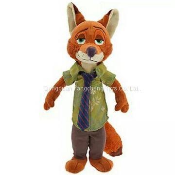 Rabbit doll custom stuffed toy Fox to map sample production processing company mascot printing logo