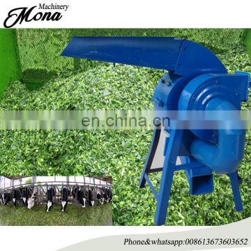 Top Quality Manual feeding electric motor drive grass grinding machine with best price