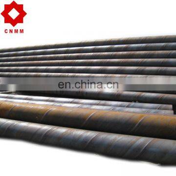 spiral steel pipe for oil pipeline construction , ms iron tube saw pipe submerge arc welding pipe