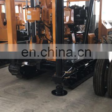 mobile bore hole drilling machine german