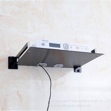 Aluminum TV Set Top Box Bracket Single Layer Bracket Router Bracket photo-2