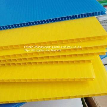 Clear Plastic Corrugated PP Hollow Sheet