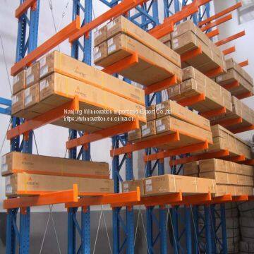 Adjustable warehouse single and double side cantilever rack