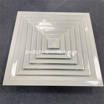 Ventech Air Ventialtion Square Ceiling Aluminum 4 Way Diffuser photo-4