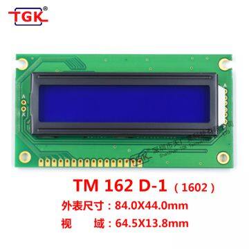 lcd 16X2 display 1602 lcd modules TM162D-1 84X44mm big size big PCB board 1602 LCD screen