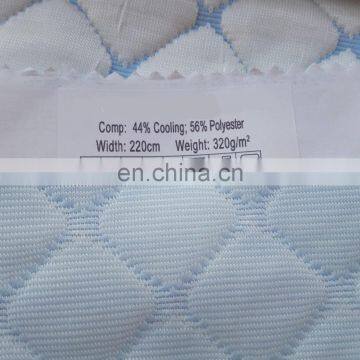 Jacquard Knitted Cooling Fabric for Mattress Protector, 44% Cooling, 56% Polyester photo-5