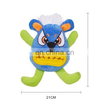 Manufacturer Wholesale Functional Squeaky Tpr Teeth Dog Feeder Plush Toys photo-4