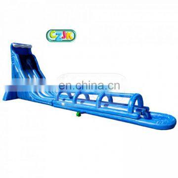 above ground big longest inflatable bouncer water slide