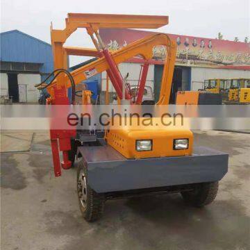 Hydraulic Mini Guard Rail Piling Machine Tractor Mounted for Sale Cheap Price photo-7