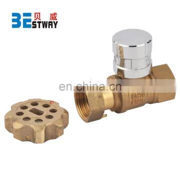 Magnetic Lockable Brass Ball Valve With Magnetic Handle photo-3