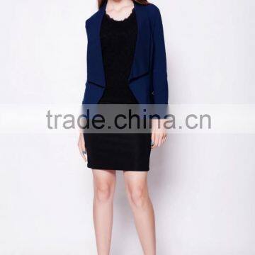 OEM Clothing Guangzhou Factory Polo Collar Women Blazer Winter Jacket Quality Choice photo-5