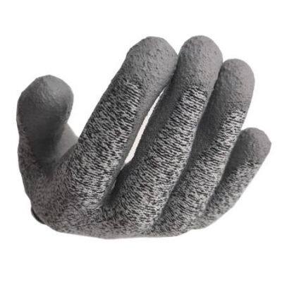 Anti Cut Level 5 HPPE Liner PU Coated Anti Cut Gloves With EN388 4543 photo-4