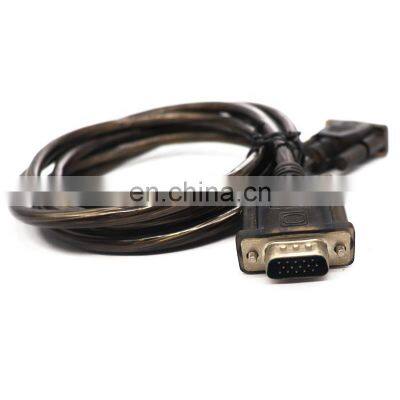 Gold plated cable vga converter dvi to vga round cable price Computer Cable