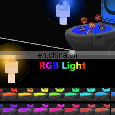 Motion Activated 16-Color Changing Battery Operated Waterproof UV Sterilization Led Toilet Night Light Motion Sensor photo-3