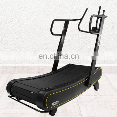 high quality commercial gym running equipment Best price self-powered manual treadmill running machine  for gym